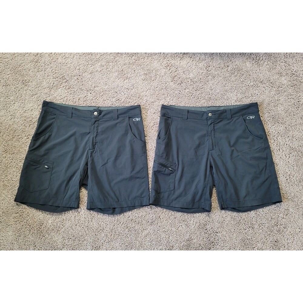 Outdoor Research Ferrosi Shorts Mens 36 Matte Black Lightweight Hiking 8" Lot